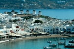 Mykonos from the hills